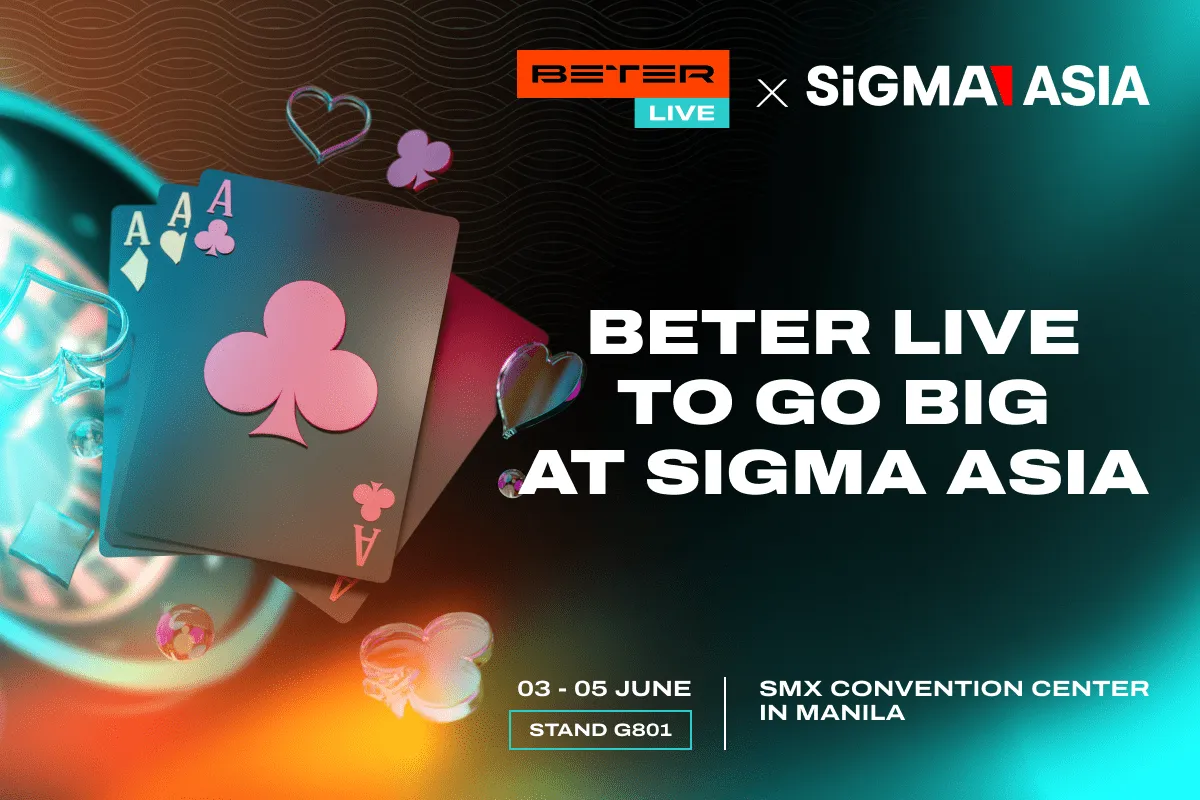 BETER Live to go big at SiGMA Asia